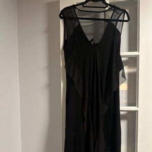 Beautiful BCBG Max Azria party dress; black, mid length, size M